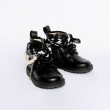 Stivaletto biker bambina nero inverno 2021