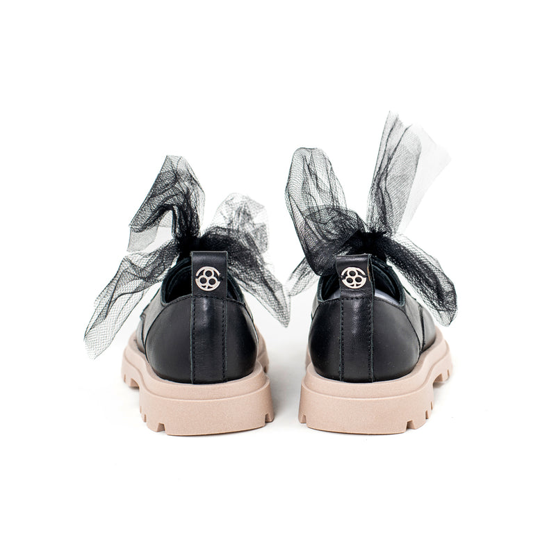 Florens - Scarpa con lacci TULLE STRINGATA BABY PINK