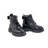 Florens - Stivaletto biker BLACK WAVY